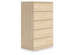 Onita Natural Five Drawer Chest (Online Special Price) - Ornate Home