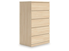 Onita Natural Five Drawer Chest - Ornate Home