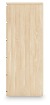 Onita Natural Five Drawer Chest - Ornate Home