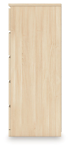 Onita Natural Five Drawer Chest - Ornate Home