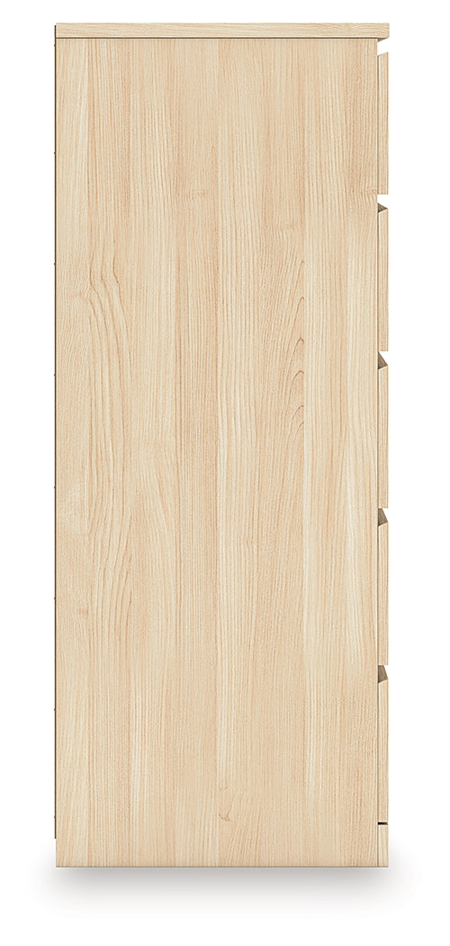 Onita Natural Five Drawer Chest - Ornate Home