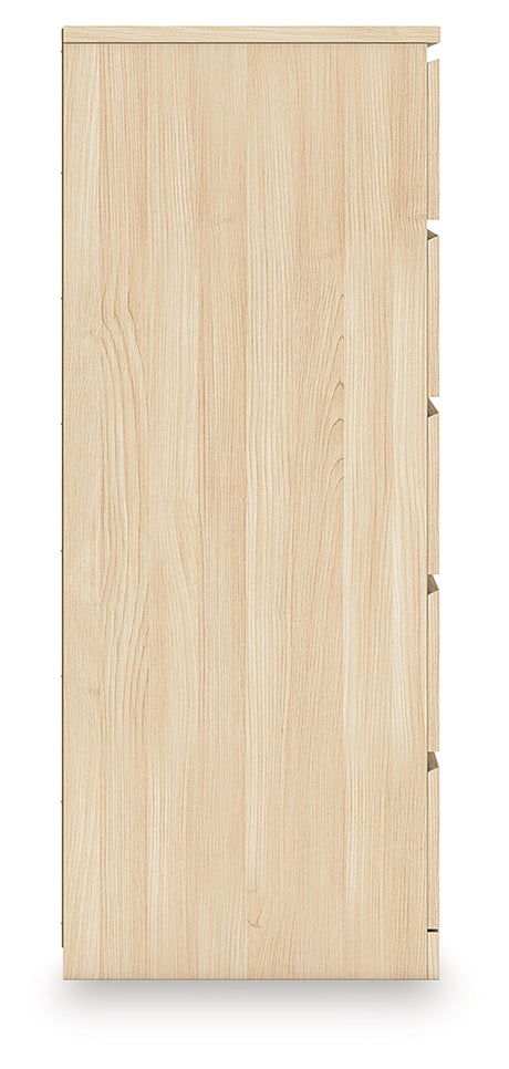 Onita Natural Five Drawer Chest - Ornate Home