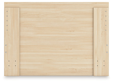 Onita Natural Full Panel Platform Bed - Ornate Home