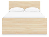 Onita Natural Full Panel Platform Bed - Ornate Home