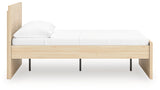 Onita Natural Full Panel Platform Bed - Ornate Home