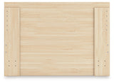 Onita Natural Full Panel Platform Bed with 1 Side Storage (Online Special Price) - Ornate Home