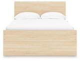 Onita Natural Full Panel Platform Bed with 1 Side Storage (Online Special Price) - Ornate Home