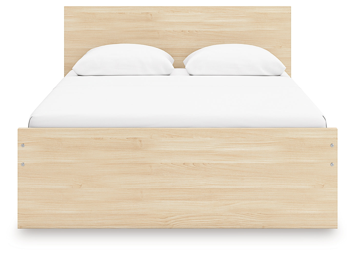 Onita Natural Full Panel Platform Bed with 2 Side Storage (Online Special Price) - Ornate Home