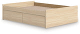 Onita Natural Full Platform Bed with 1 Side Storage (Online Special Price) - Ornate Home