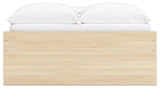 Onita Natural Full Platform Bed with 1 Side Storage (Online Special Price) - Ornate Home