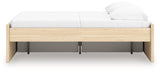 Onita Natural Full Platform Bed with 1 Side Storage (Online Special Price) - Ornate Home