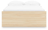 Onita Natural Full Platform Bed with 2 Side Storage (Online Special Price) - Ornate Home