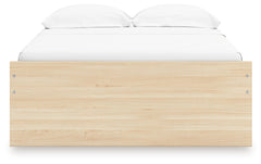 Onita Natural Full Platform Bed with 2 Side Storage - Ornate Home