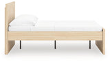 Onita Natural King Panel Platform Bed (Online Special Price) - Ornate Home