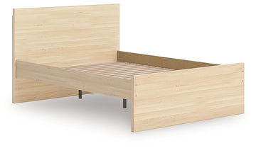 Onita Natural King Panel Platform Bed - Ornate Home