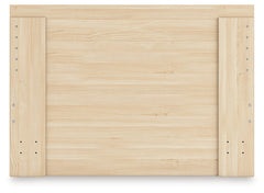 Onita Natural King Panel Platform Bed - Ornate Home