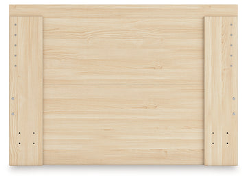 Onita Natural King Panel Platform Bed - Ornate Home