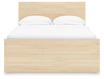 Onita Natural King Panel Platform Bed - Ornate Home