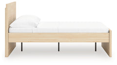 Onita Natural King Panel Platform Bed - Ornate Home