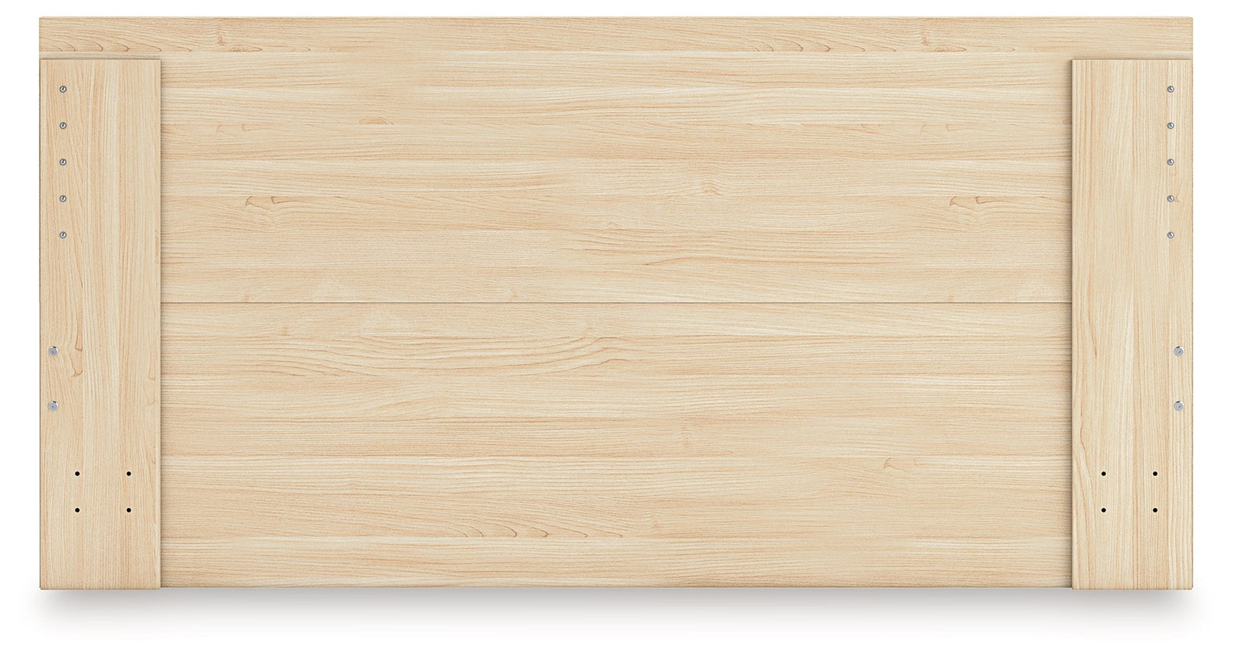 Onita Natural King Panel Platform Bed with 2 Side Storage (Online Special Price) - Ornate Home
