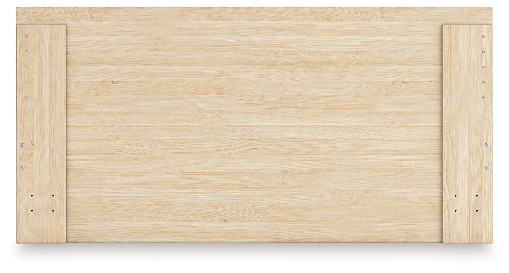 Onita Natural King Panel Platform Bed with 2 Side Storage - Ornate Home