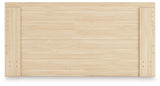 Onita Natural King Panel Platform Bed with Storage (Online Special Price) - Ornate Home