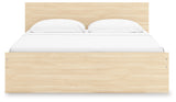 Onita Natural King Panel Platform Bed with Storage (Online Special Price) - Ornate Home