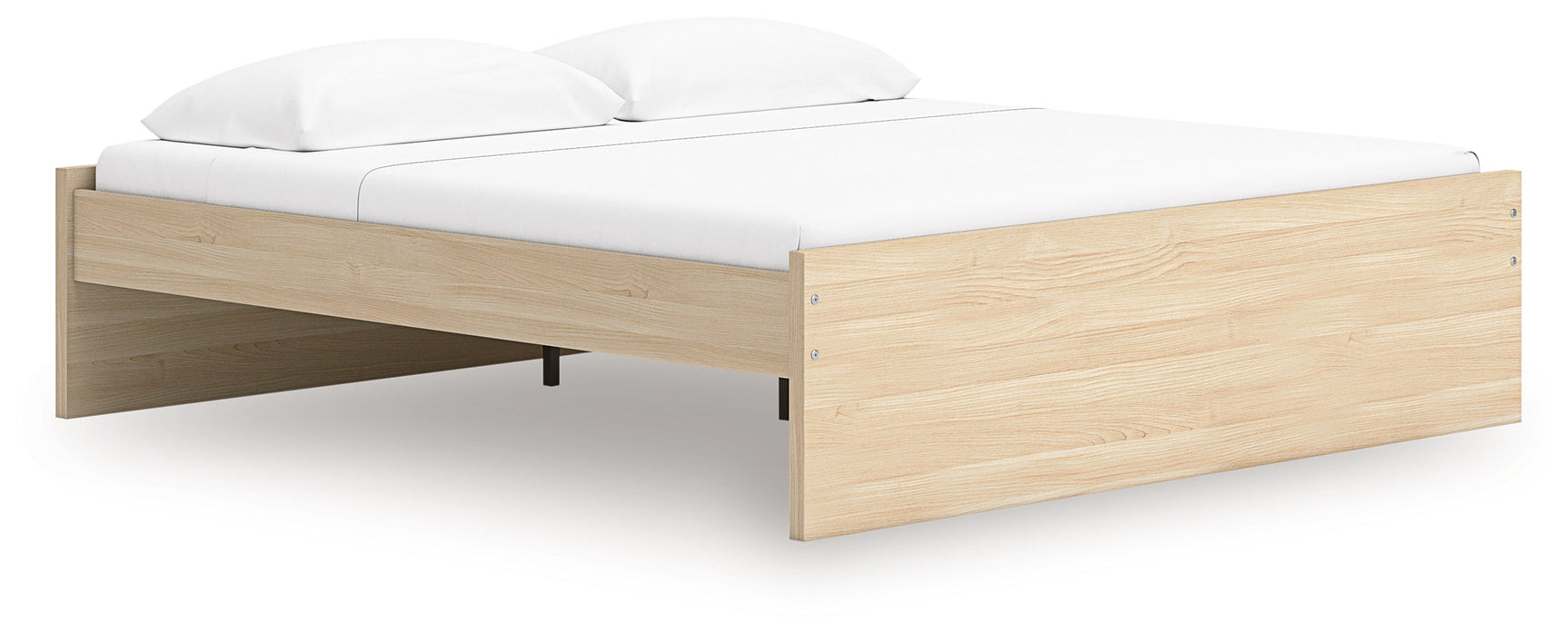 Onita Natural King Platform Bed (Online Special Price) - Ornate Home