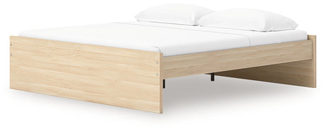 Onita Natural King Platform Bed - Ornate Home