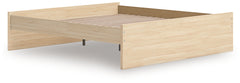 Onita Natural King Platform Bed - Ornate Home