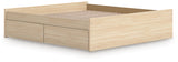Onita Natural King Platform Bed with 1 Side Storage (Online Special Price) - Ornate Home
