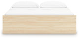 Onita Natural King Platform Bed with 1 Side Storage (Online Special Price) - Ornate Home