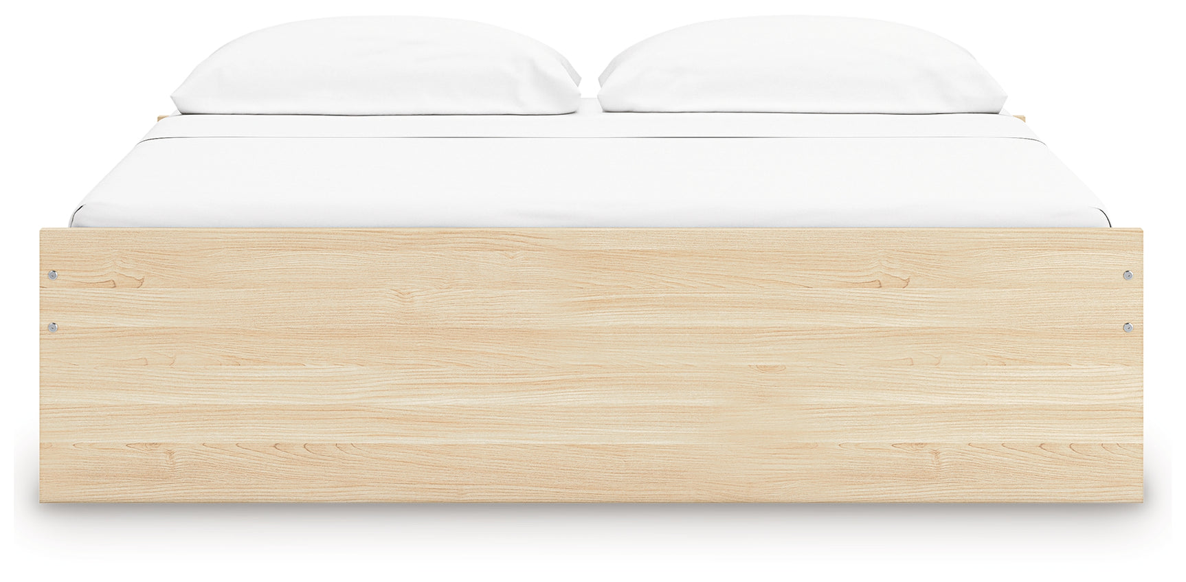 Onita Natural King Platform Bed with 1 Side Storage (Online Special Price) - Ornate Home
