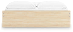 Onita Natural King Platform Bed with 2 Side Storage - Ornate Home