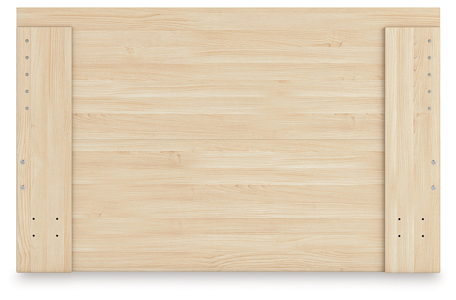 Onita Natural Queen Panel Platform Bed with 1 Side Storage - Ornate Home