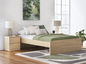 Onita Natural Queen Platform Bed (Online Special Price) - Ornate Home