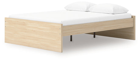 Onita Natural Queen Platform Bed - Ornate Home