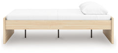 Onita Natural Queen Platform Bed - Ornate Home