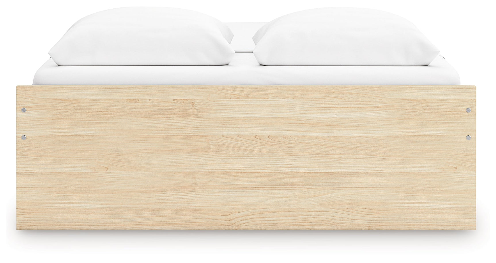 Onita Natural Queen Platform Bed with 1 Side Storage (Online Special Price) - Ornate Home