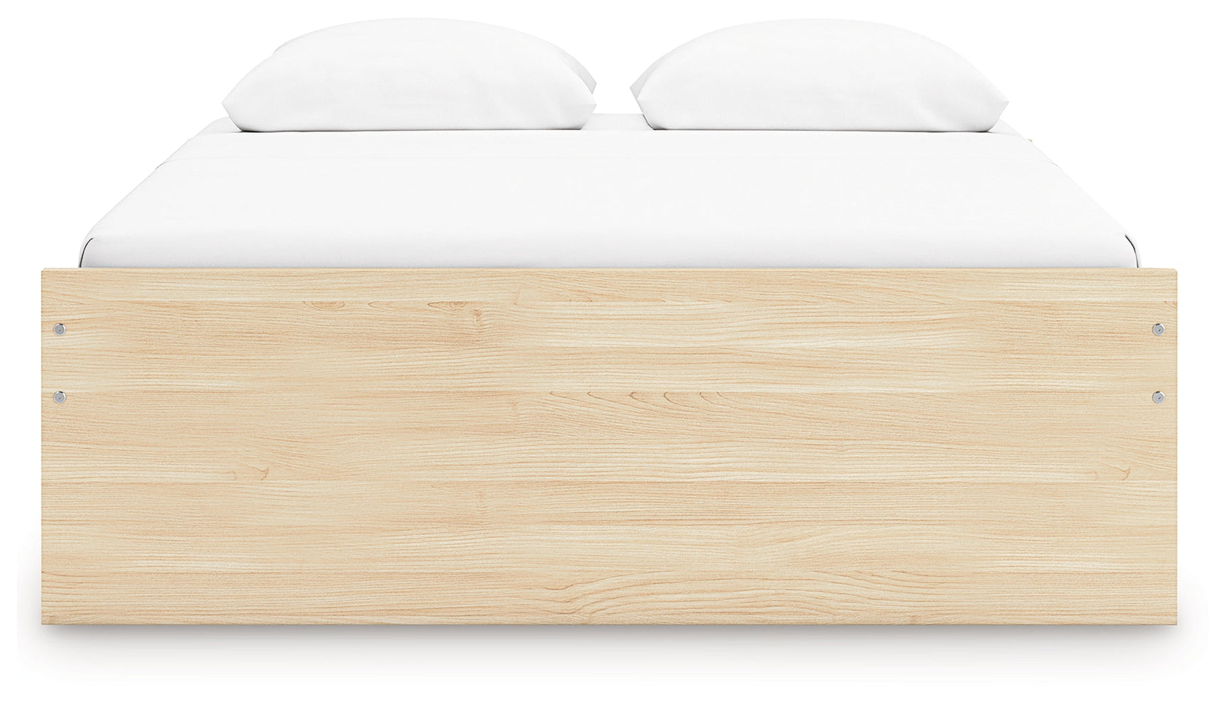 Onita Natural Queen Platform Bed with 1 Side Storage (Online Special Price) - Ornate Home