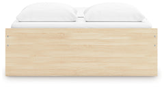 Onita Natural Queen Platform Bed with 1 Side Storage - Ornate Home