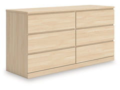 Onita Natural Six Drawer Dresser - Ornate Home