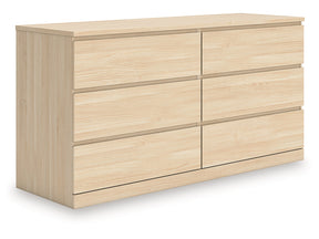 Onita Natural Six Drawer Dresser - Ornate Home