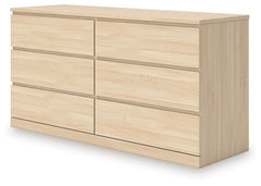Onita Natural Six Drawer Dresser - Ornate Home