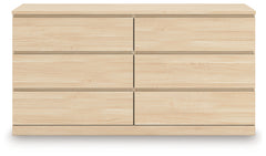 Onita Natural Six Drawer Dresser - Ornate Home