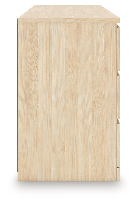 Onita Natural Six Drawer Dresser - Ornate Home