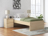 Onita Natural Twin Platform Bed (Online Special Price) - Ornate Home