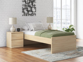 Onita Natural Twin Platform Bed (Online Special Price) - Ornate Home