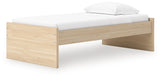 Onita Natural Twin Platform Bed (Online Special Price) - Ornate Home