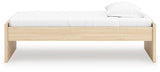 Onita Natural Twin Platform Bed (Online Special Price) - Ornate Home